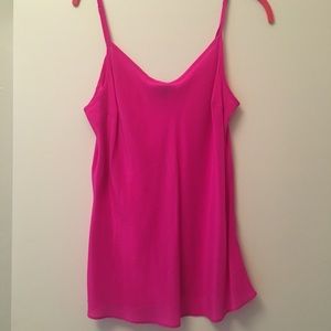 Jcrew pink silk camisole